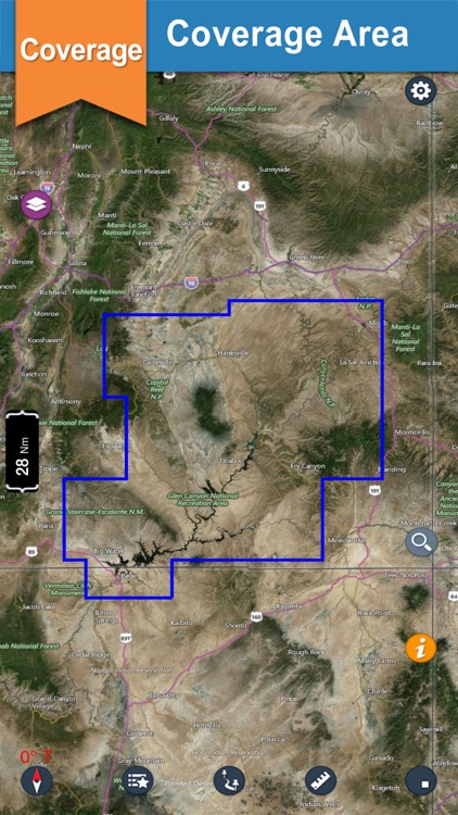 Powell - Glen Canyon N offline lake & park trails