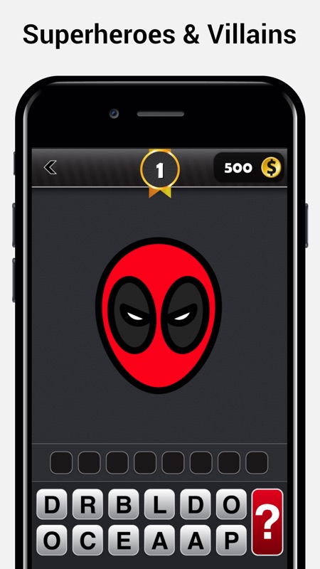 Superhero Quiz Trivia Game - Superheroes,Villains screenshot 1