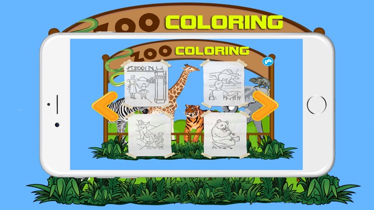 Zoo Animal Coloring BookPages For Kids