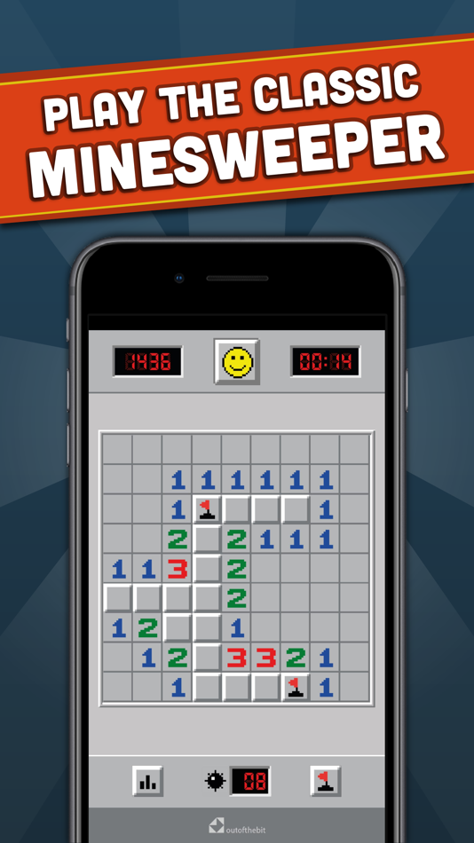 #1. Minesweeper - Classic games (iOS) Podle: OutOfTheBit Ltd