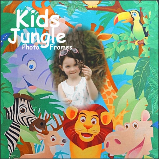 Kids Jungle Photo Frame Live Wallpaper Selfie Edit