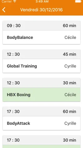 Game screenshot V-Fitness Calendar hack