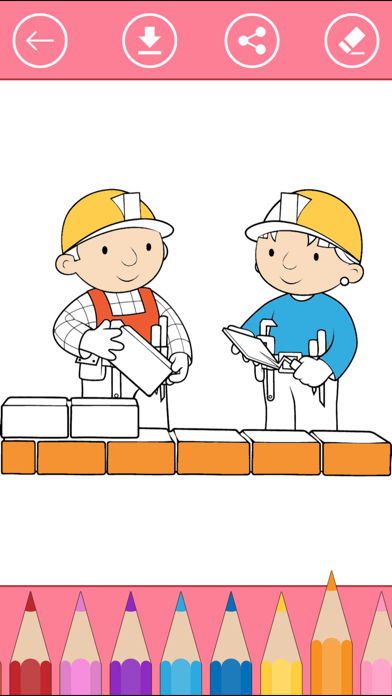 Screenshot #1 pour Livre à colorier de Professions pour les enfants