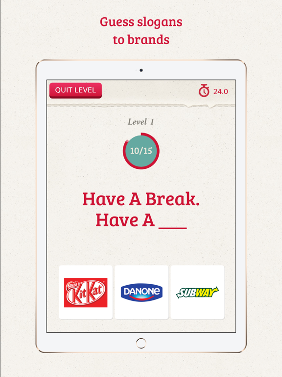 Screenshot #4 pour Big Slogan Quiz
