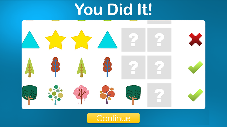 #5. Learning Patterns - Pattern & Logic Game for Kids (iOS) 来自: Innovative Mobile Apps