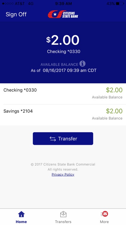 Citizens State Bank Commercial