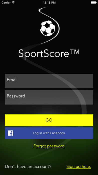 Screenshot #1 pour Sport Score App