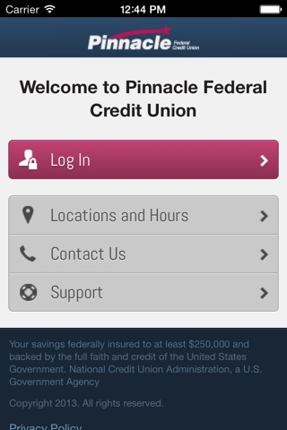 Pinnacle Federal Credit Union screenshot 2