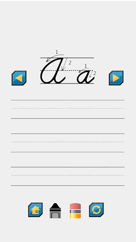 A to Z Cursive : 執筆英語のアルファベットを練習のおすすめ画像2