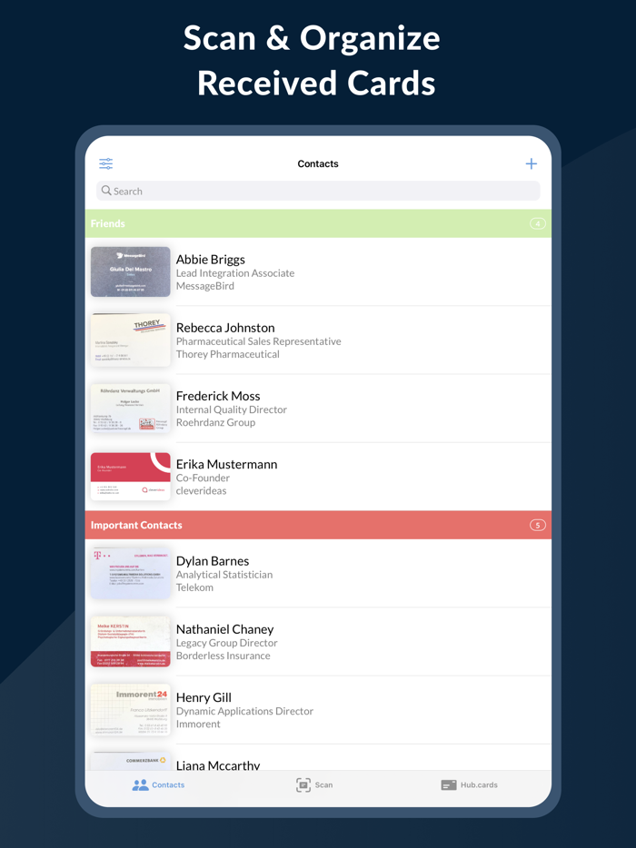 Business Cards from hub.cards