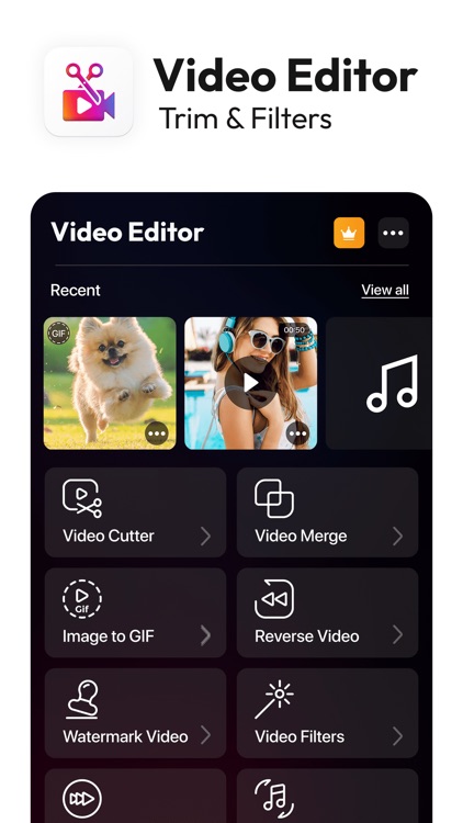 Video Editor - Trim & Filters