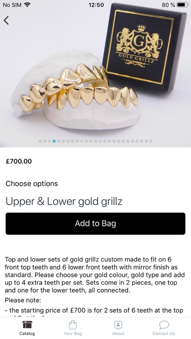 Gold Grillz Screenshot