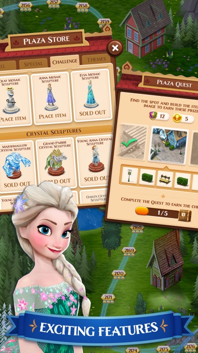 Disney Frozen Free Fall Game Screenshot