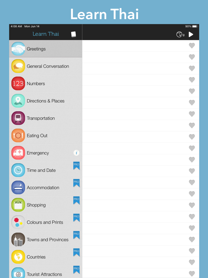 Learn Thai -Travel Phrasebook