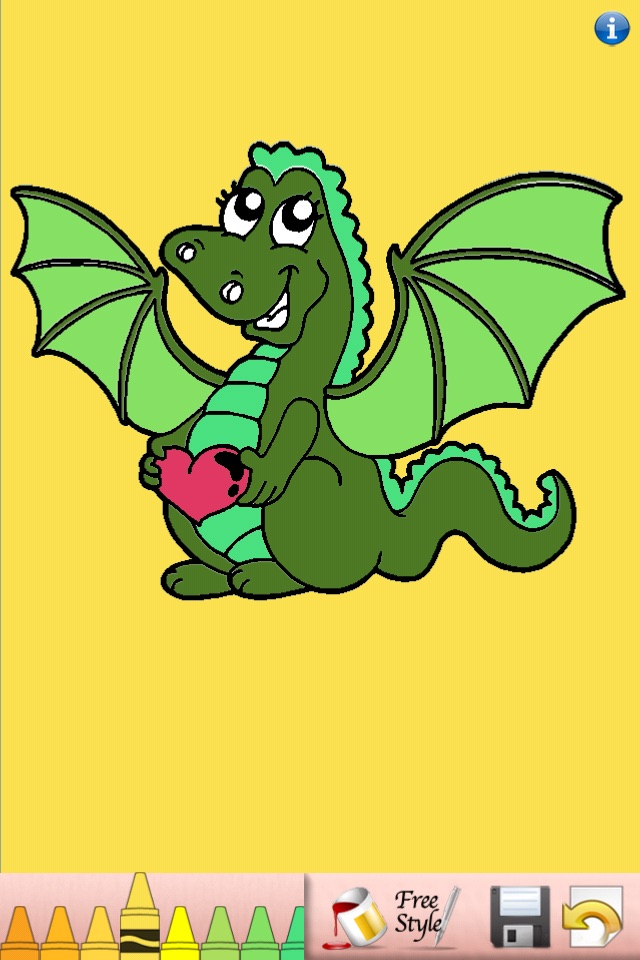 Valentines Coloring Book screenshot 2