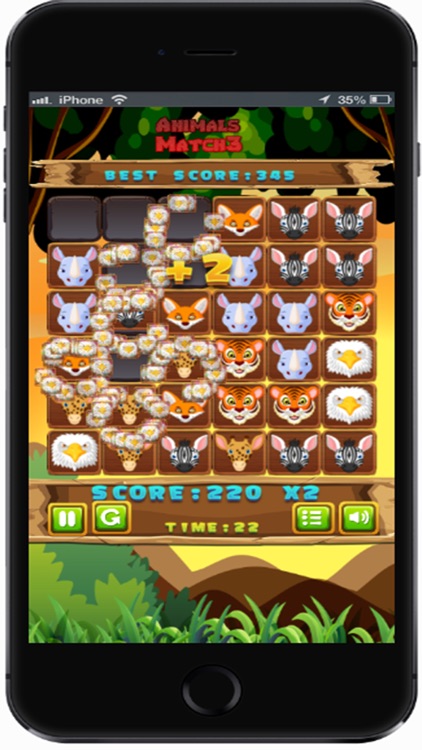 Animals Zoo connect Match3