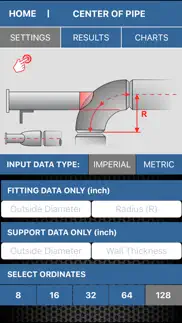 pipe support calculator iphone screenshot 2