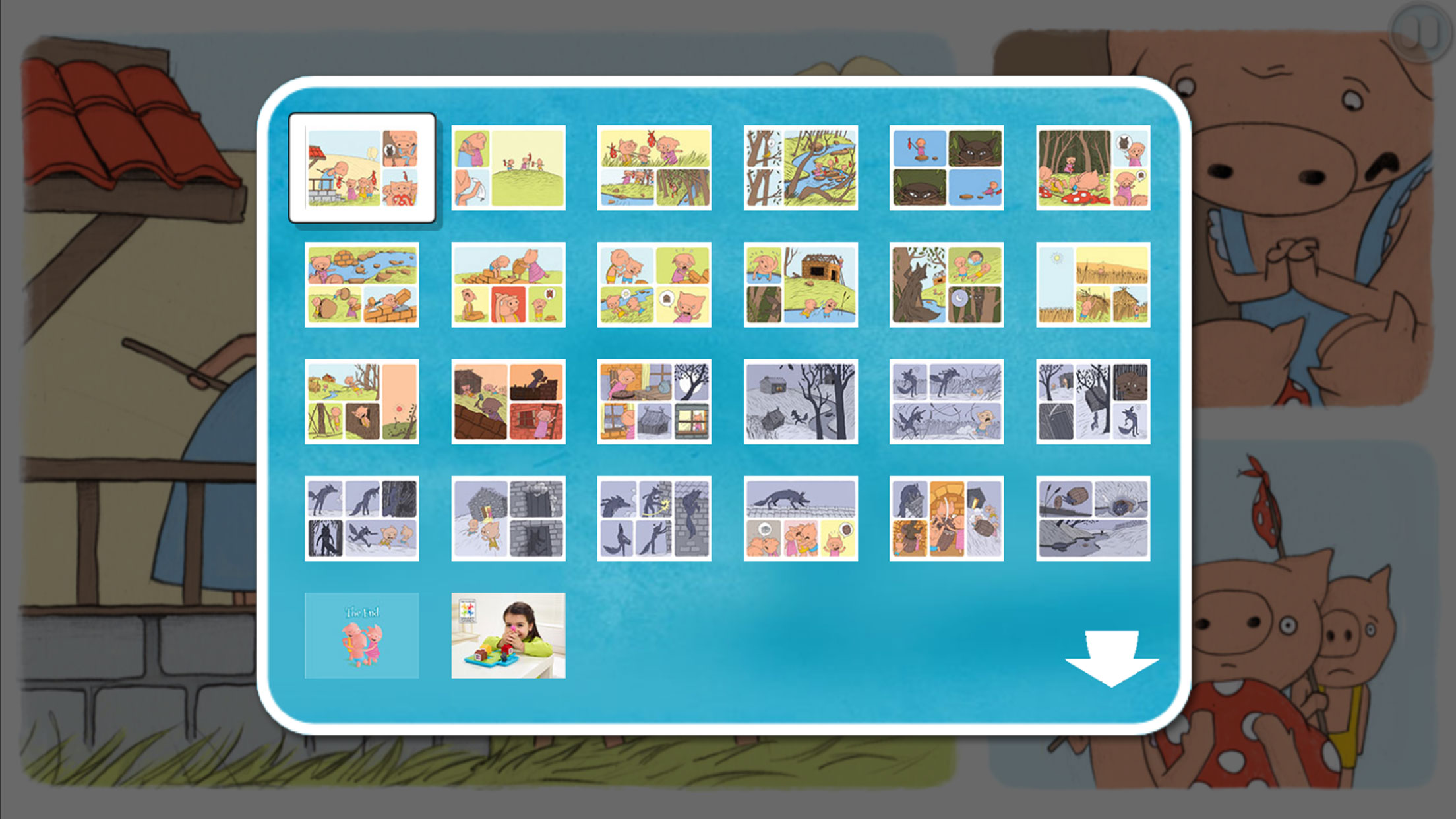 Three Little Piggies Illustrative eBook screenshot 4