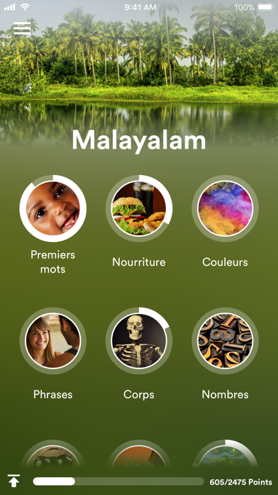 Screenshot #1 pour Apprendre le malayalam!