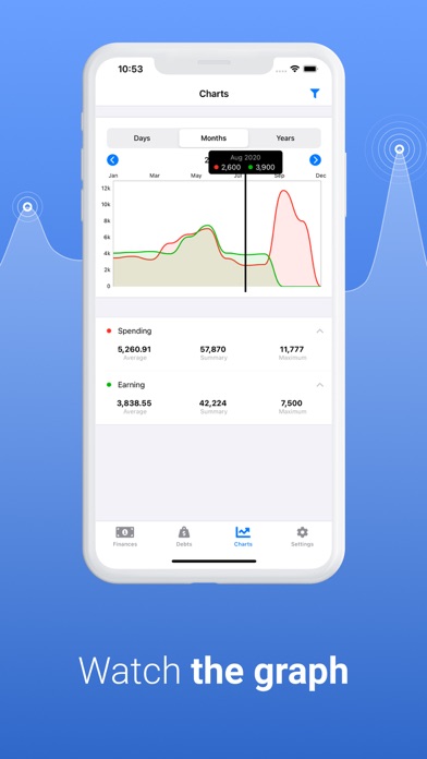 My Spending & Income Tracker Screenshot