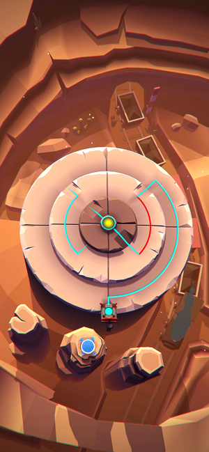 SPHAZE: Captura de pantalla del joc de trencaclosques de ciència-ficció