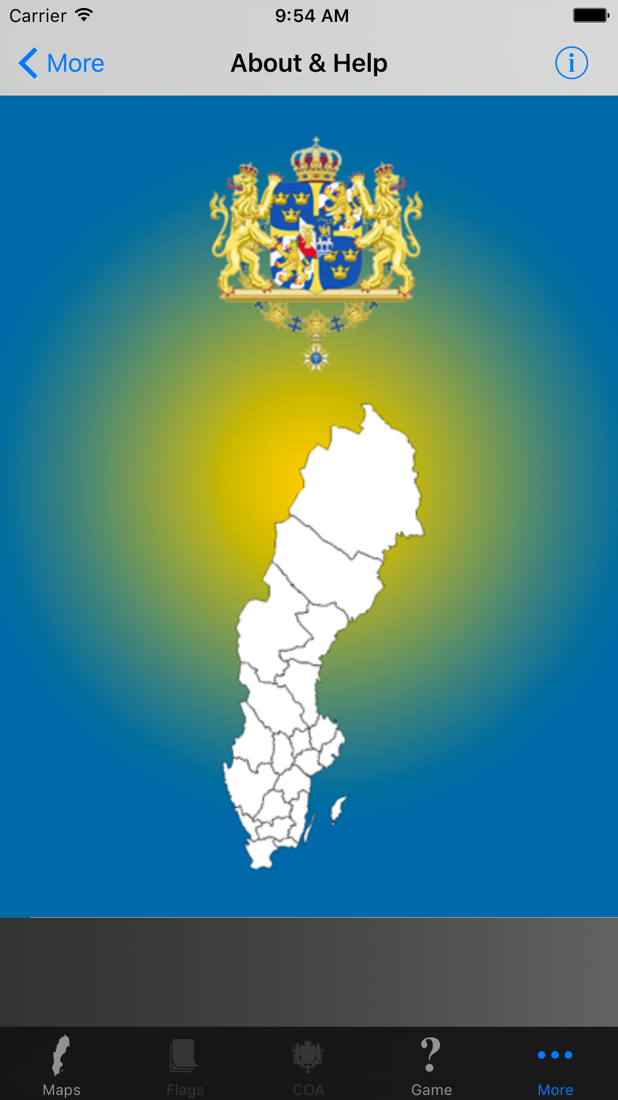 Sweden County Maps and Capitals
