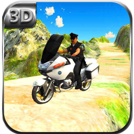 Hill Police Bike Driving & Motorcycle Riding Sim icon