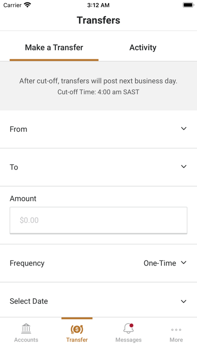 The Northern State Bank Screenshot