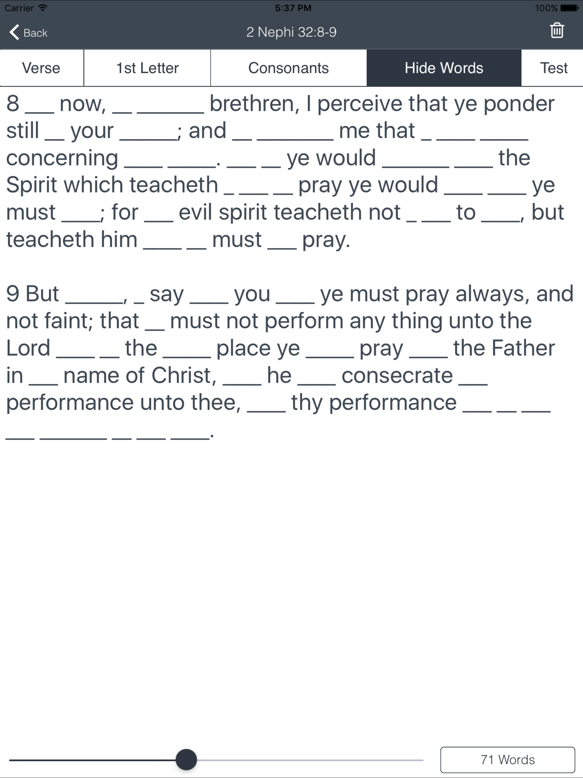 LDS Scripture Power Memorization