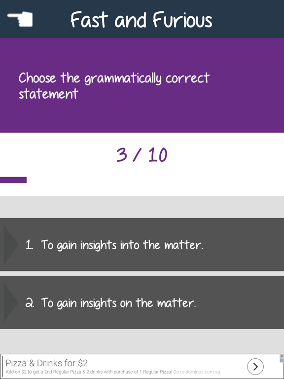 Screenshot #5 pour Quiz Express - English Grammar