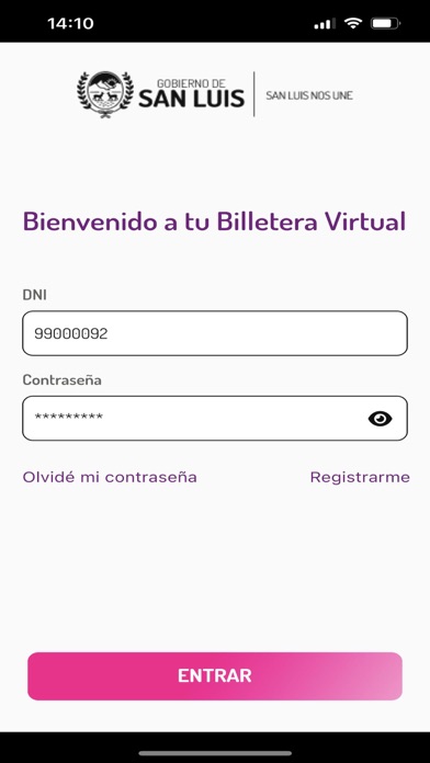 Billetera San Luis Screenshot