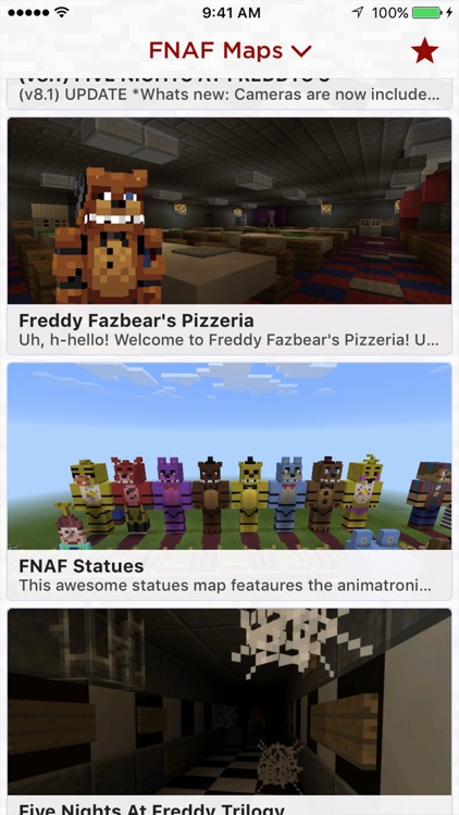 FNAF Maps for Minecraft PE