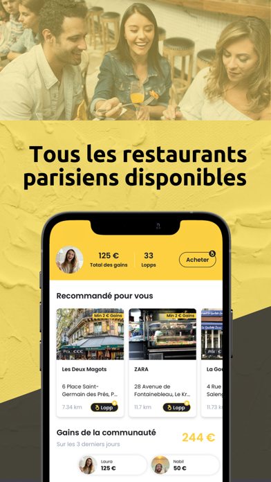 Screenshot #1 pour Lopp - Rewards your eatings