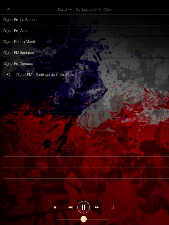 Screenshot #5 pour Chile Music Radio ONLINE FULL from Santiago