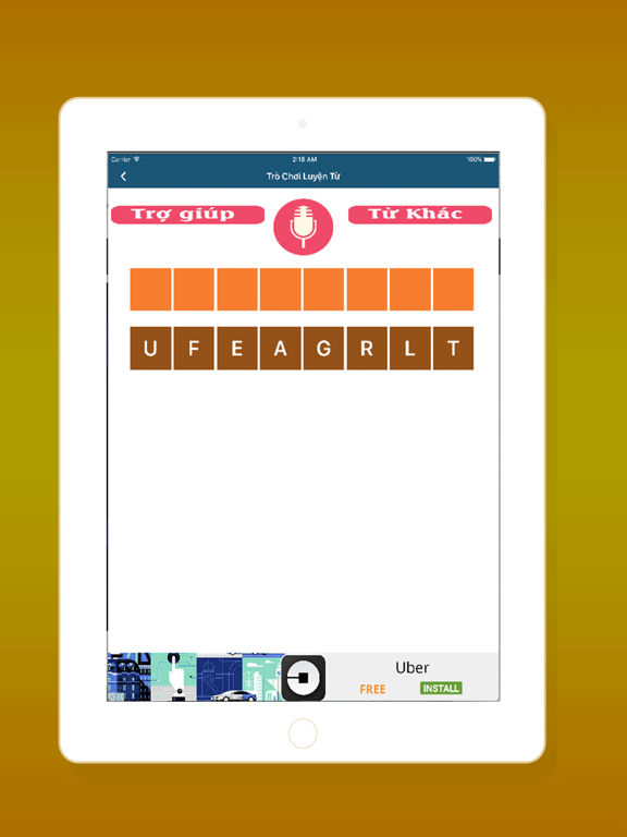 Luyện Nghe Tiếng Anh Qua Game iPad screenshot 4 - Education app