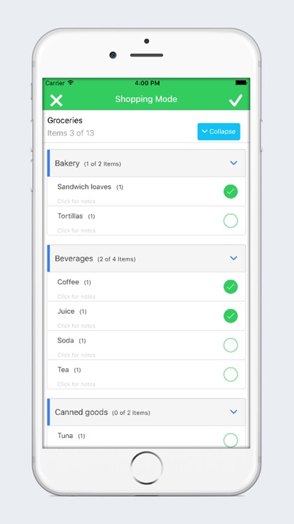 Elly - Simplest shopping list