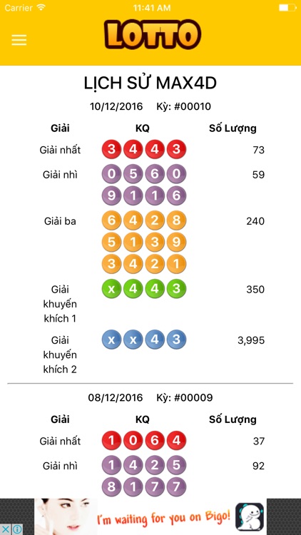 Xổ số điện toán Mega 645 Max 4D screenshot-3