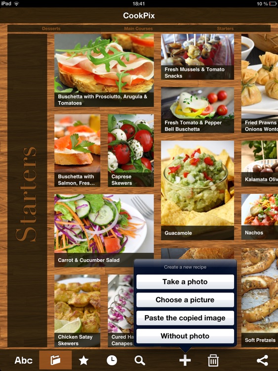 CookPix, my own visual cookbook