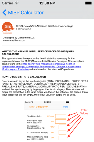 IAWG Calculator screenshot 4