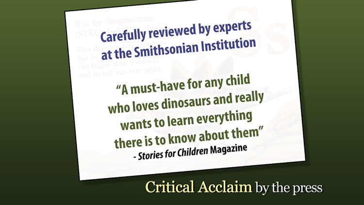 Alphabet of Dinosaurs - Smithsonian Alphabet Books screenshot-4