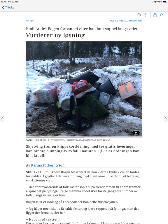 Screenshot #5 pour Smaalenenes Avis eAvis