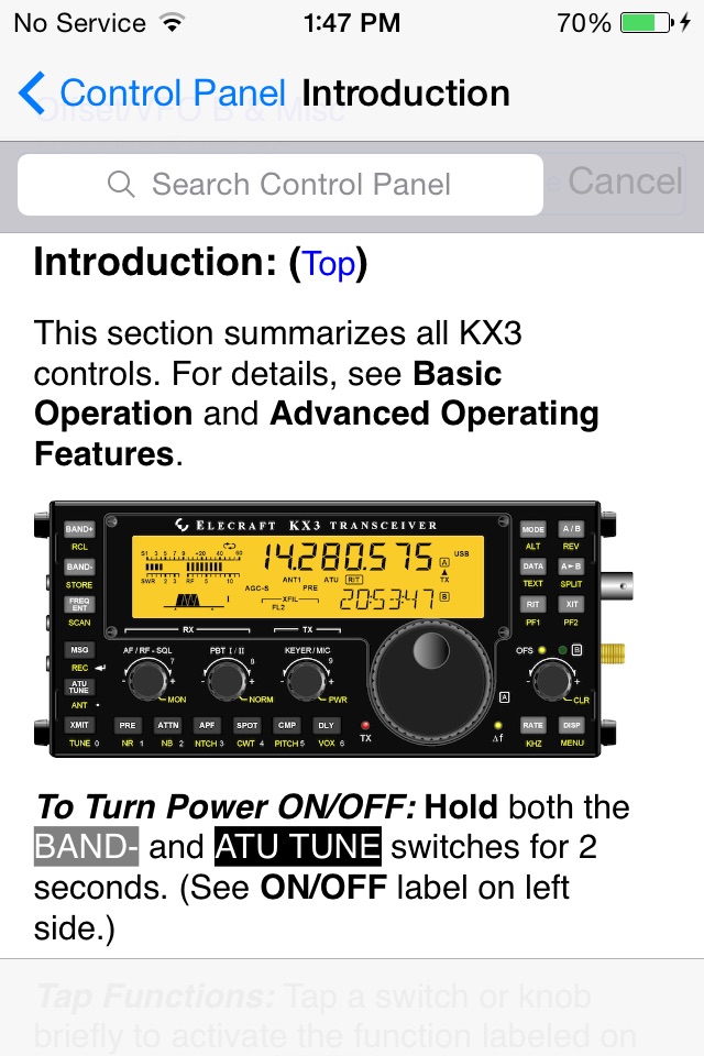 KX3 Micro Manual screenshot 3