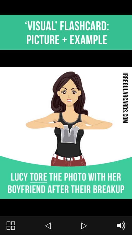 English Irregular Verbs Cards screenshot-3