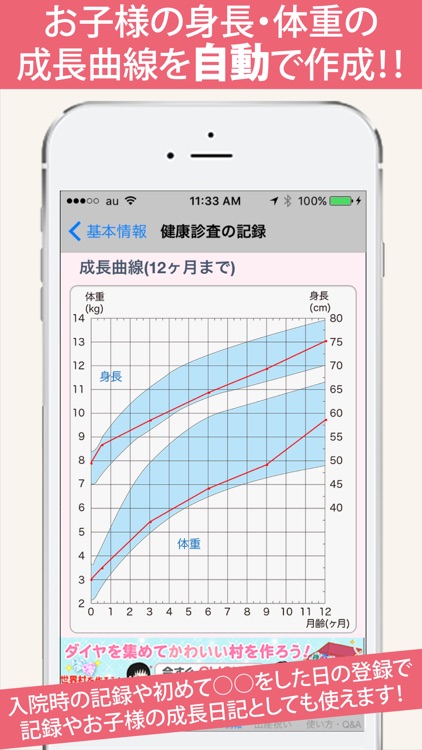 母子手帳+パパ ママと赤ちゃんの健康管理