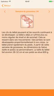 womanlog pregnancy calendar iPhone Captures Décran 3