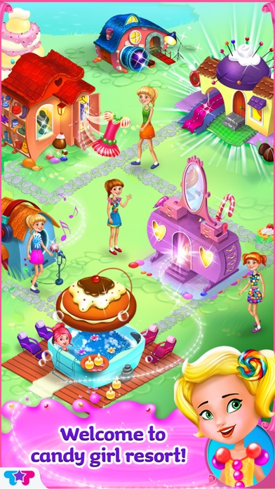 Candy Girl Resort: Sweet Spa & Fashion Designer screenshot 1