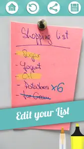 Grocery Lists – Make Shopping Simple and Smart screenshot #2 for iPhone