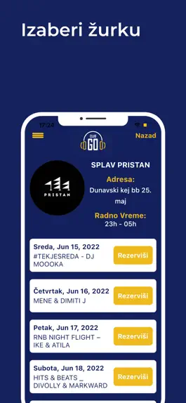 Game screenshot Club Go Srbija apk