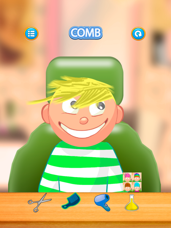 Screenshot #6 pour Jeu d'enfant / coupe de cheveux (Jaune)