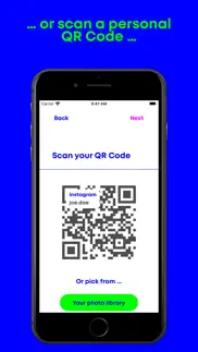 qgram: instant business card iphone screenshot 2